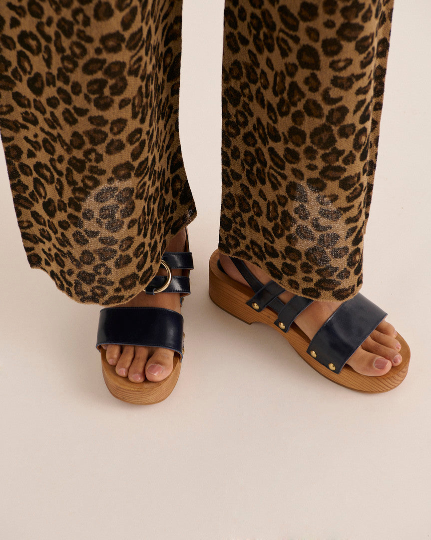 Sandales Lysia bleu marine