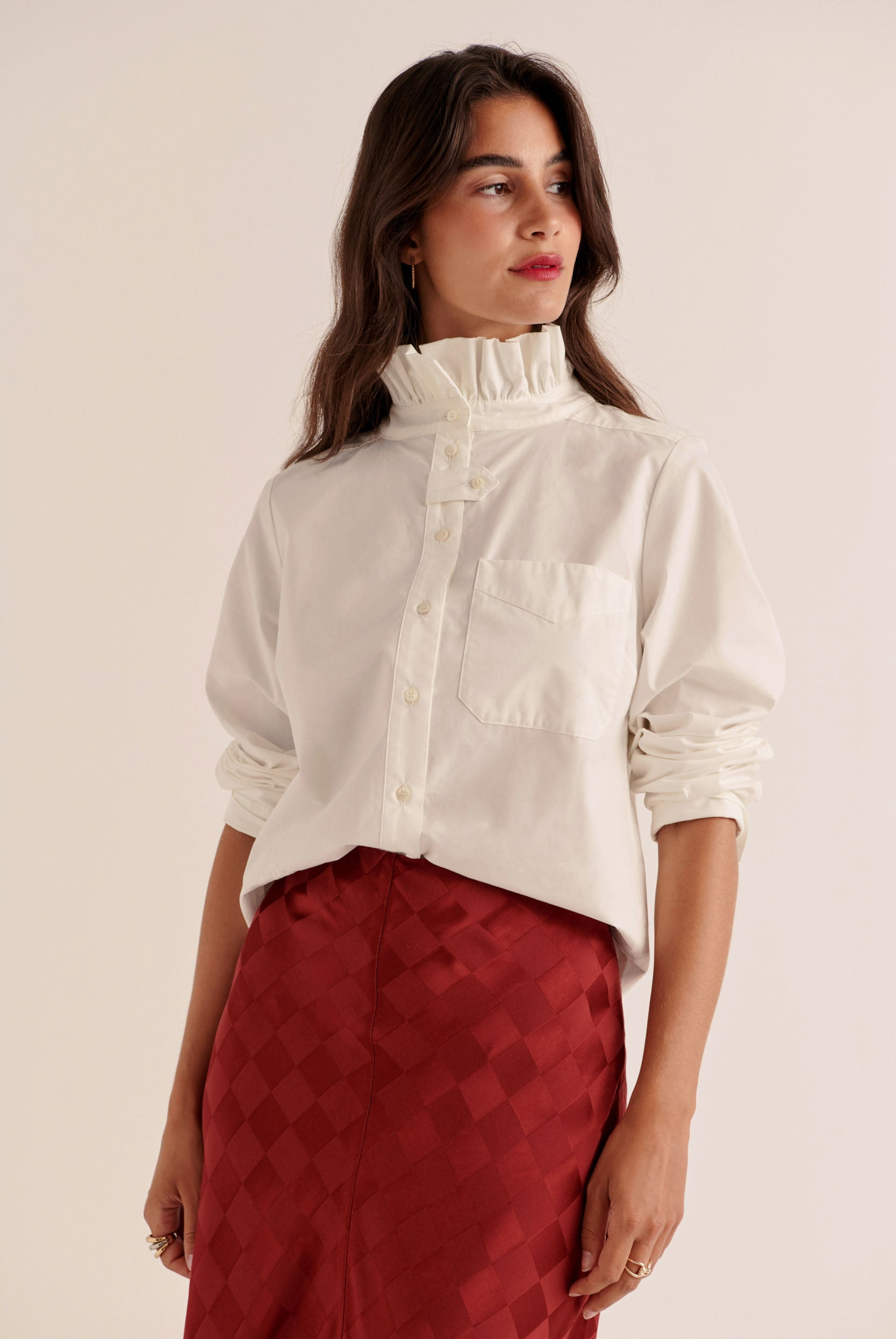 Chemise Cyrielle blanc naturel