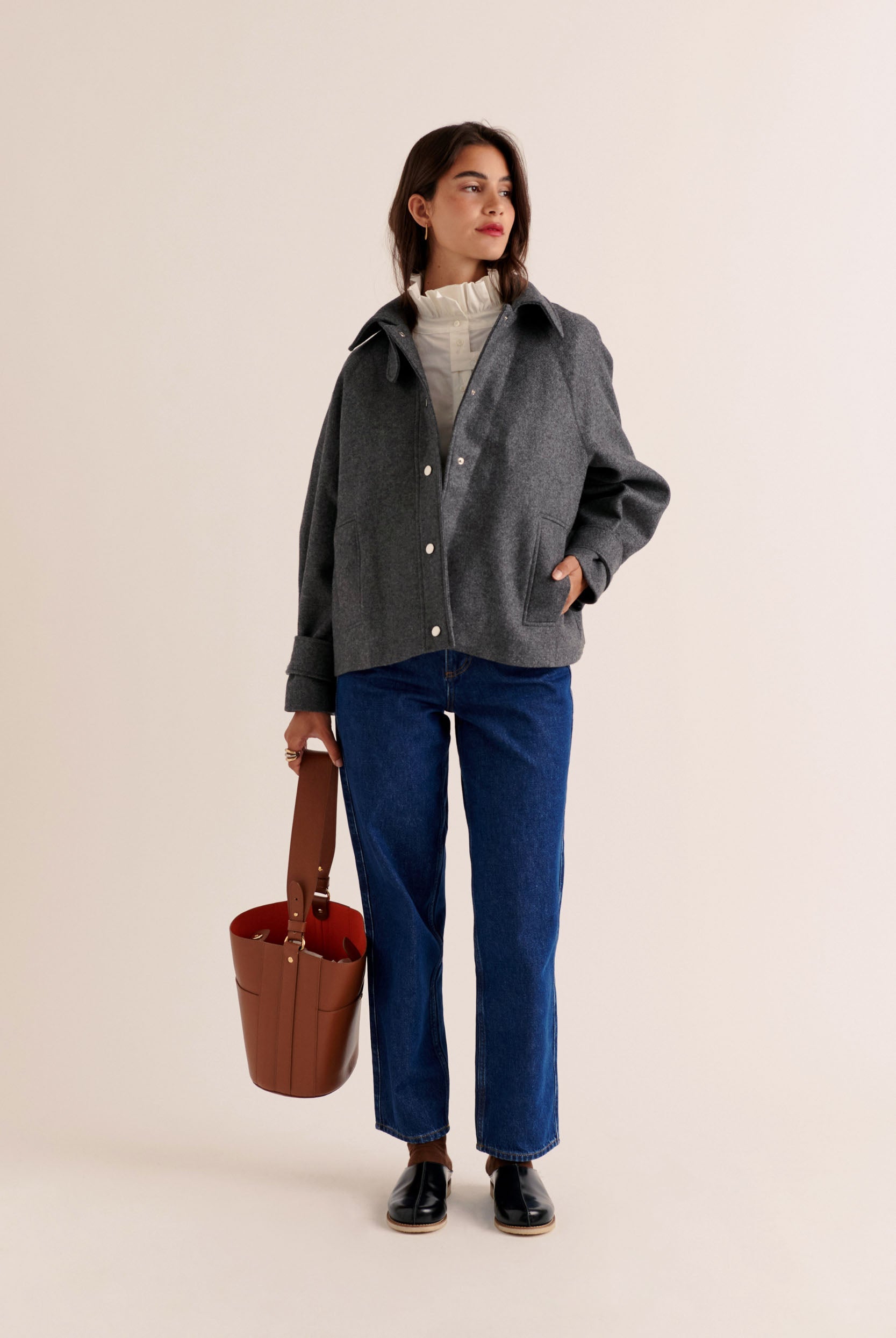 Manteau Beauny gris anthracite