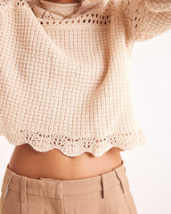 Pull Salvador écru