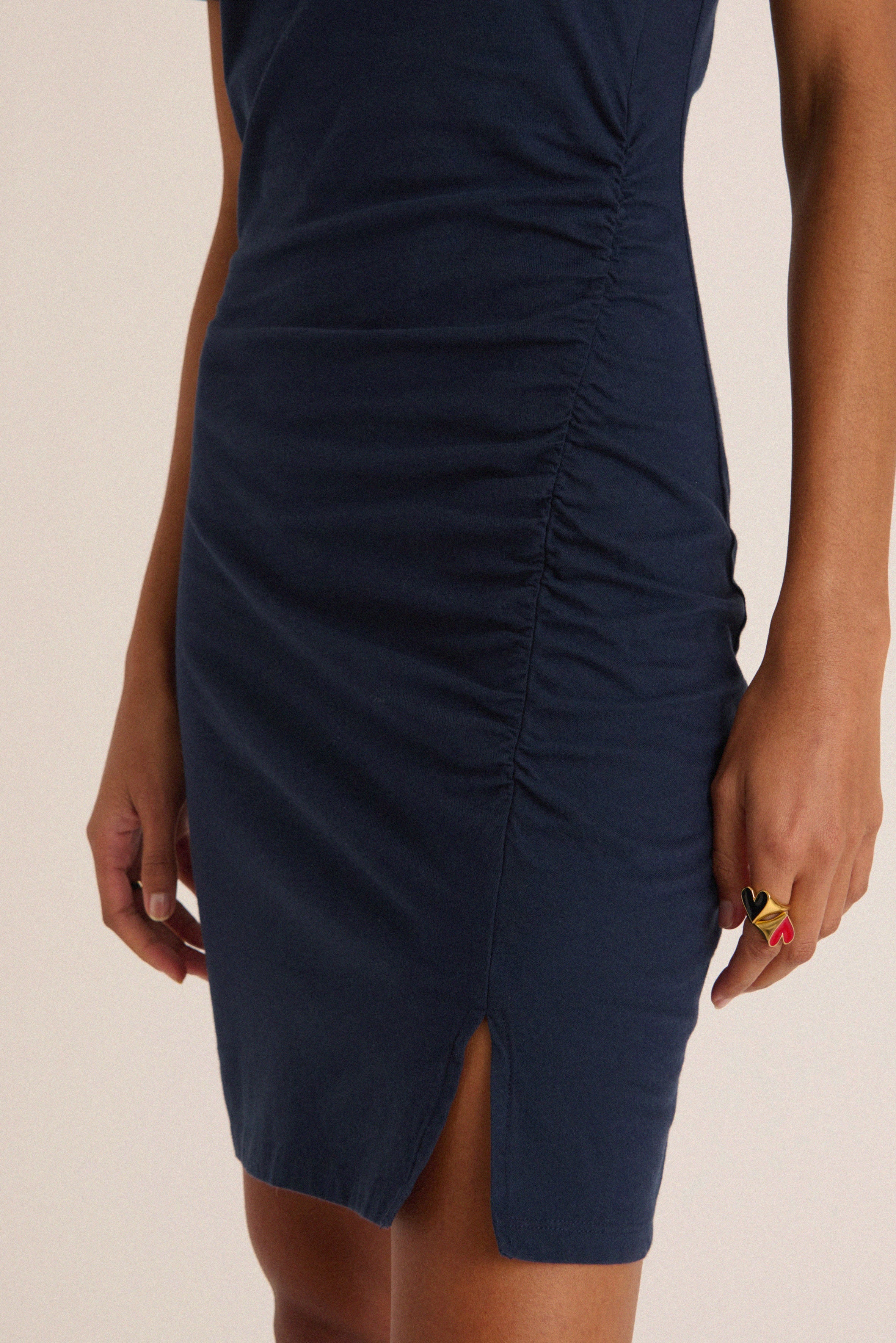Robe Floréal marine