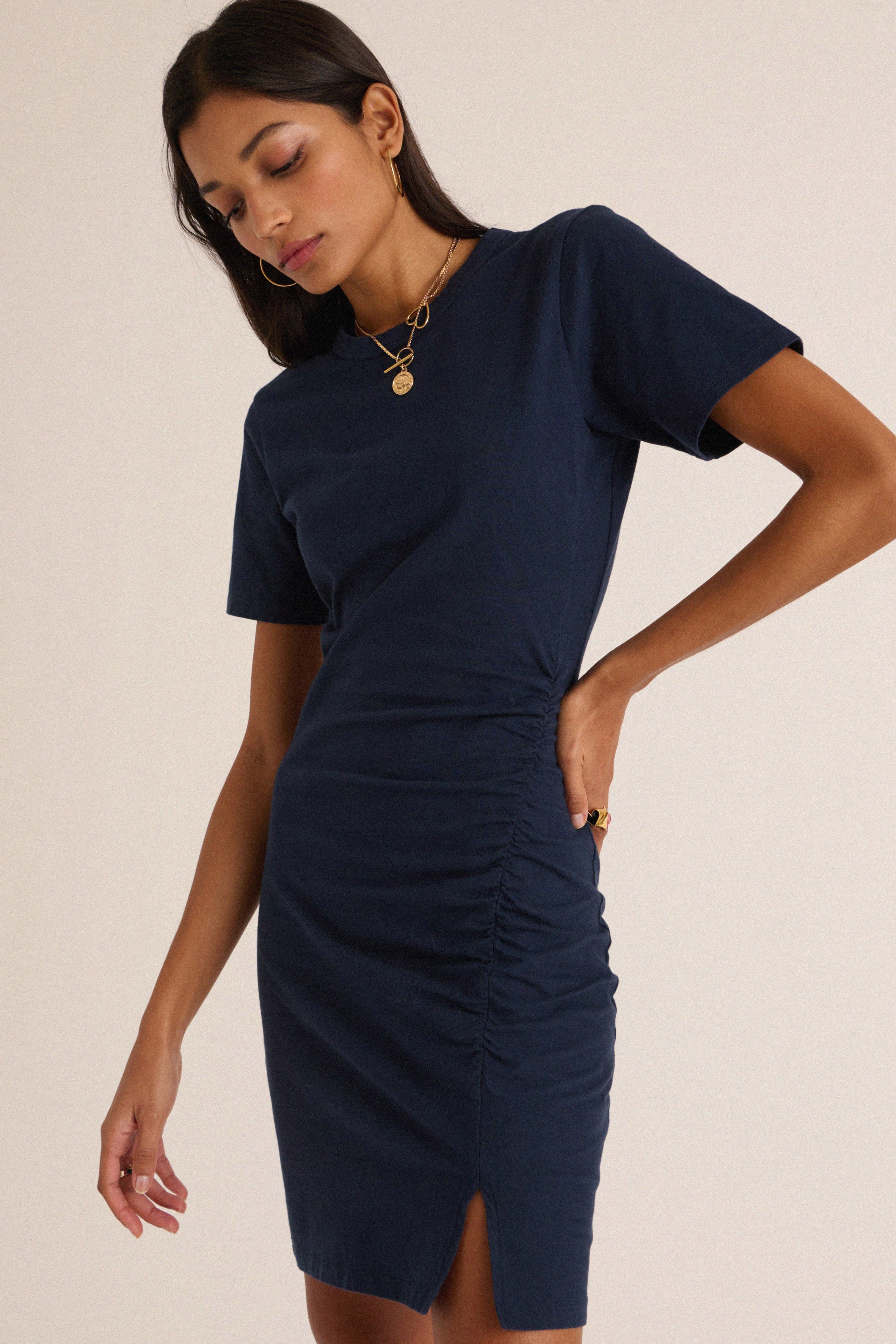 Robe Floréal marine