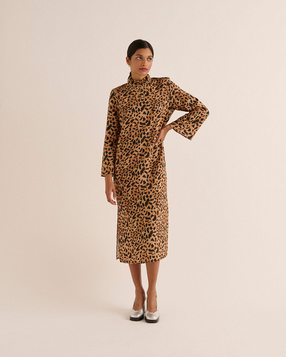 Robe Pépite Guépard cappucino