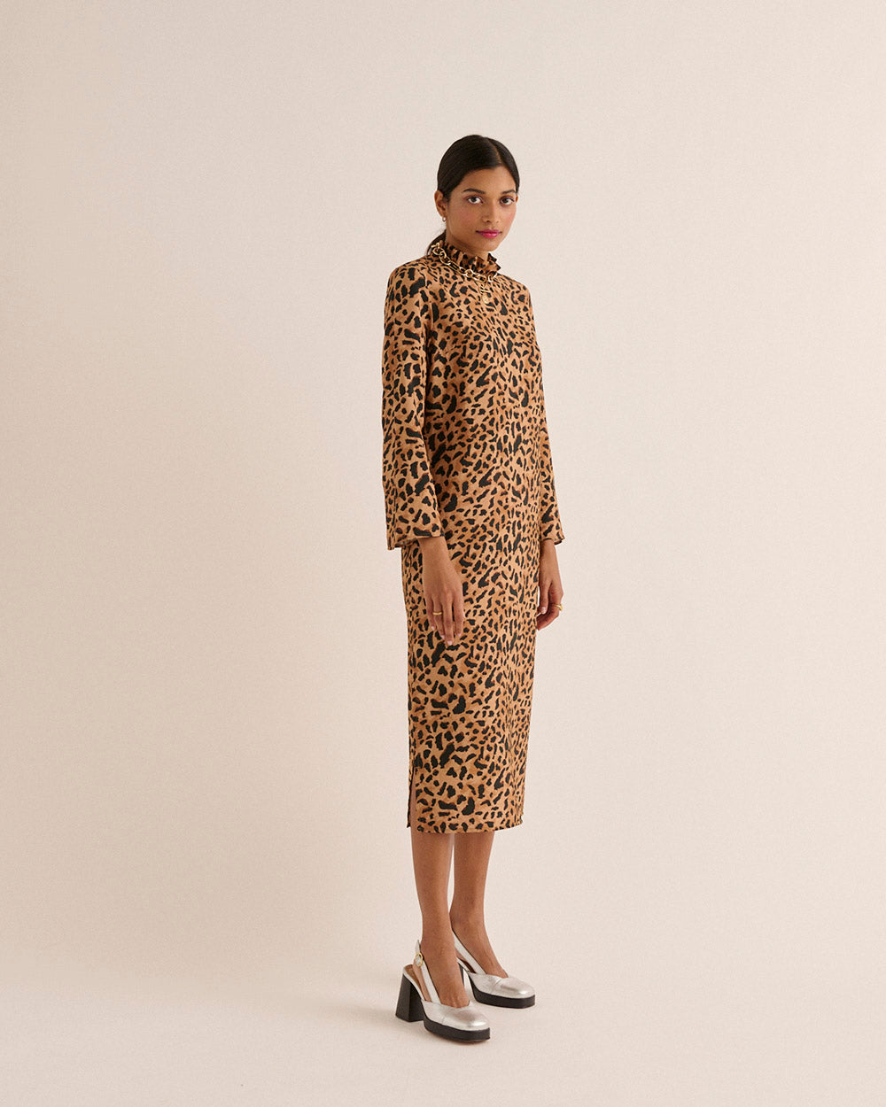 Robe Pépite Guépard cappucino