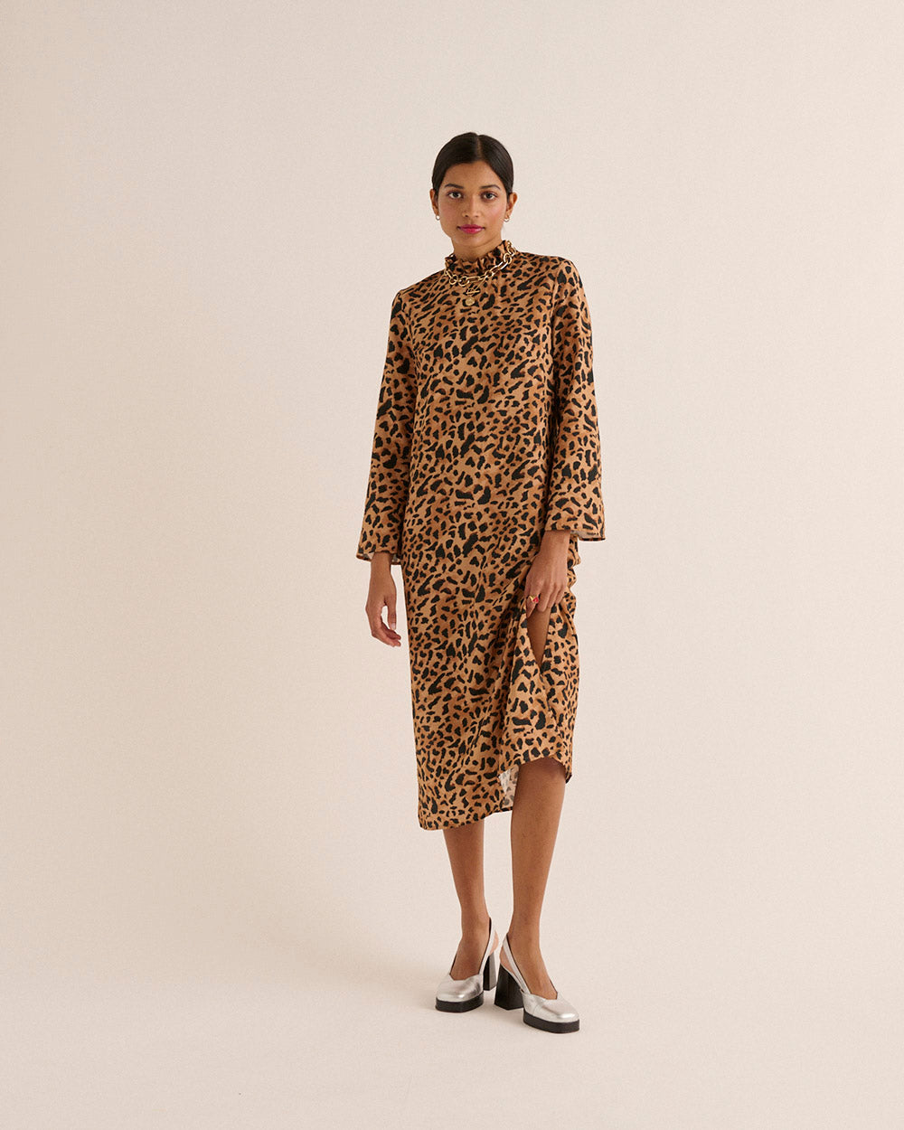 Robe Pépite Guépard cappucino