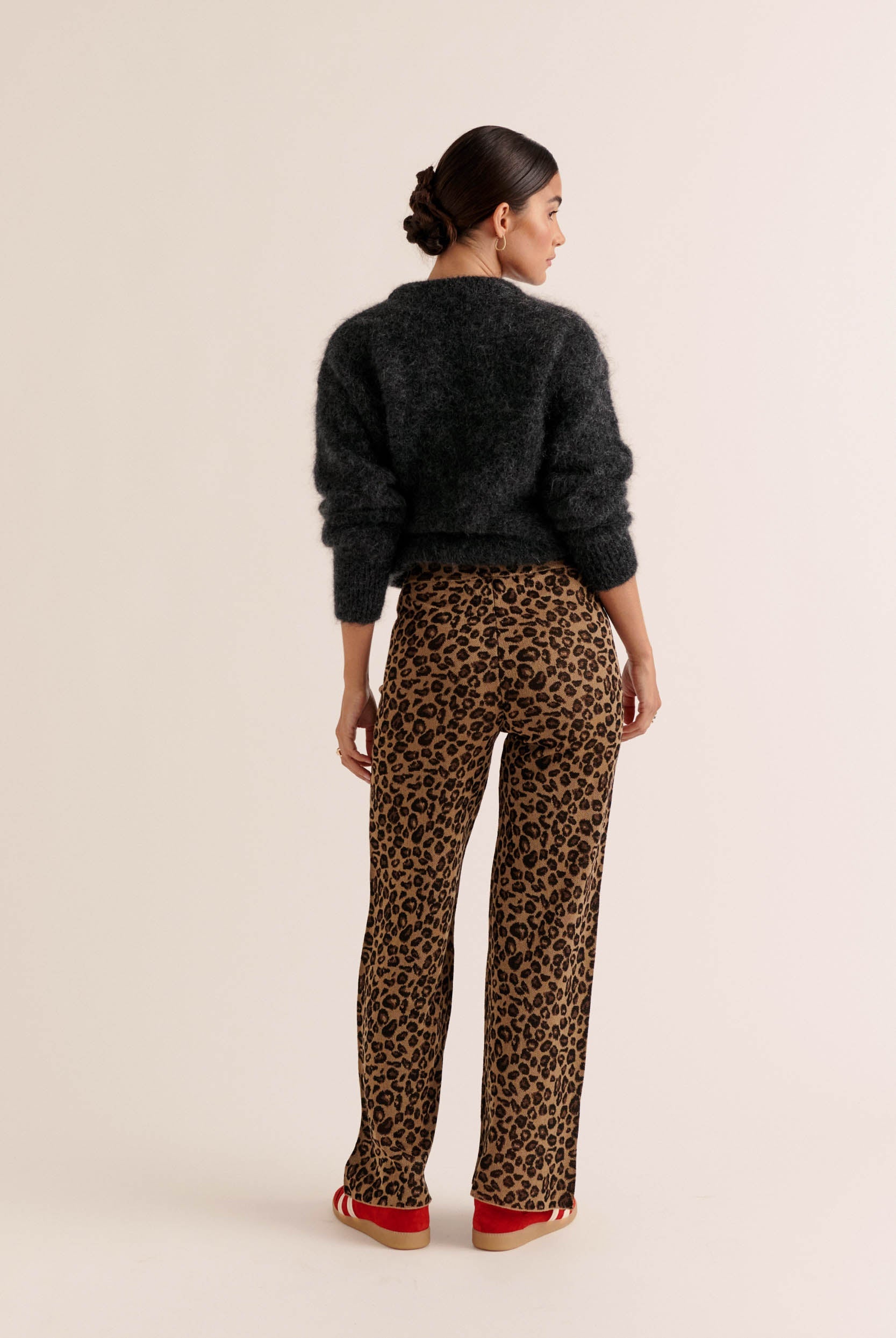 Pantalon Piana léopard irisé
