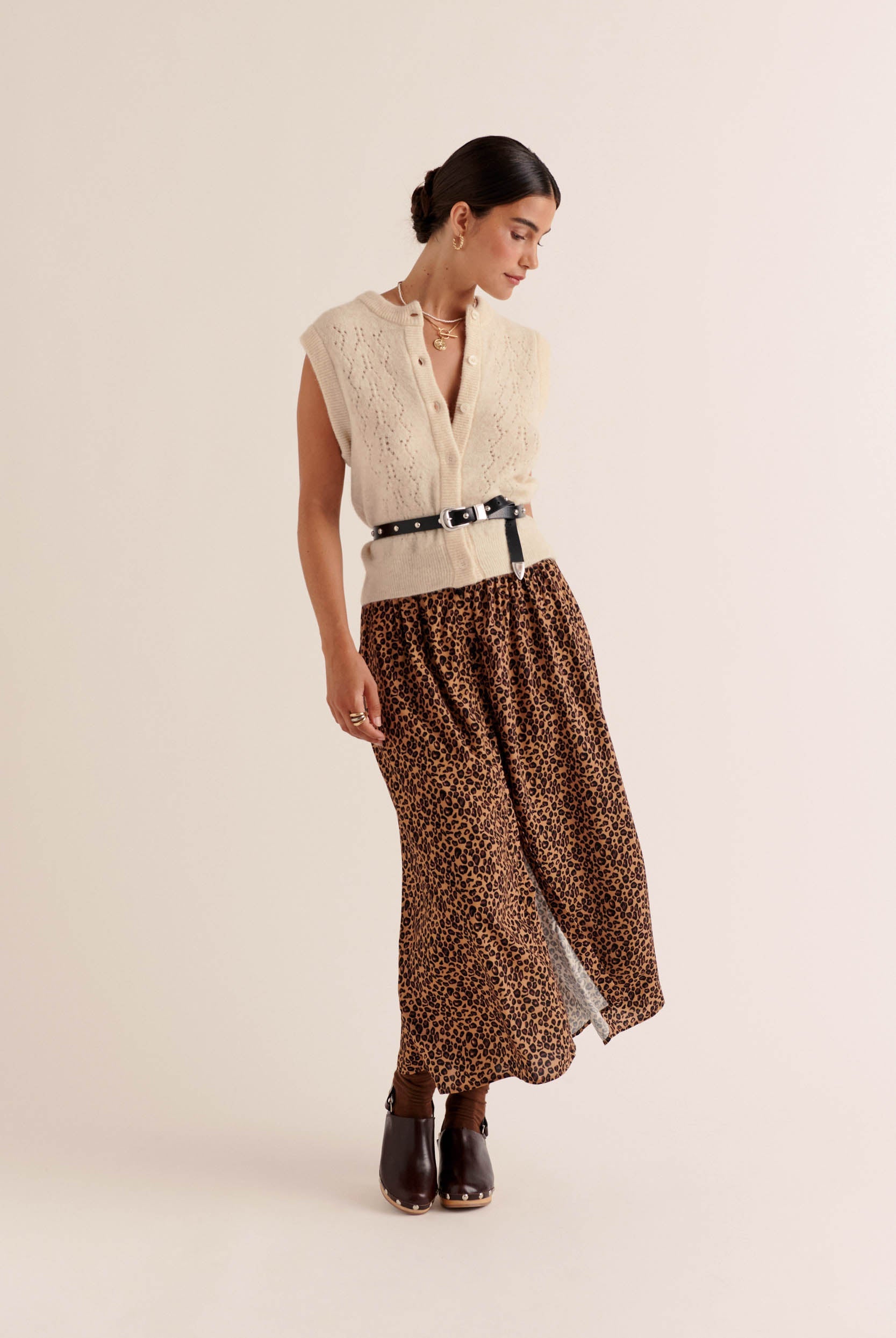 Jupe Sally léopard