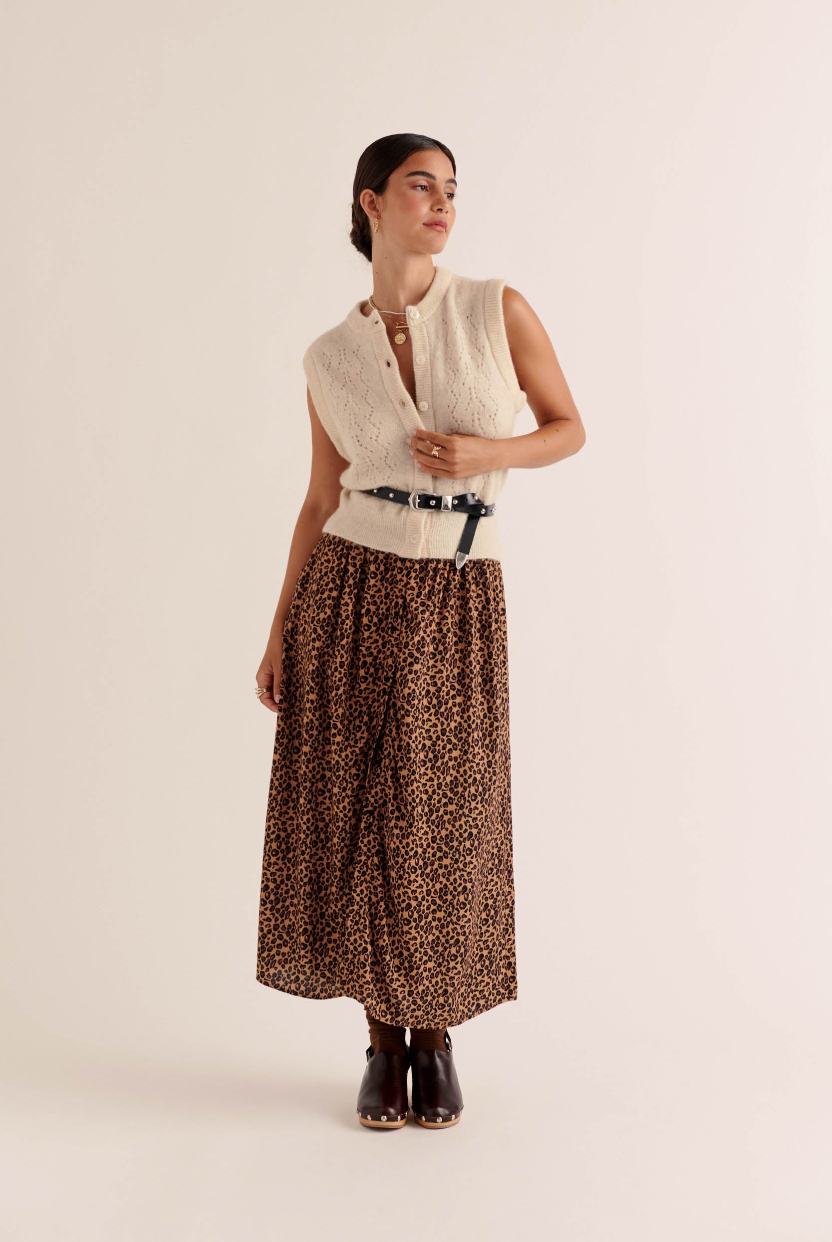 Jupe Sally léopard