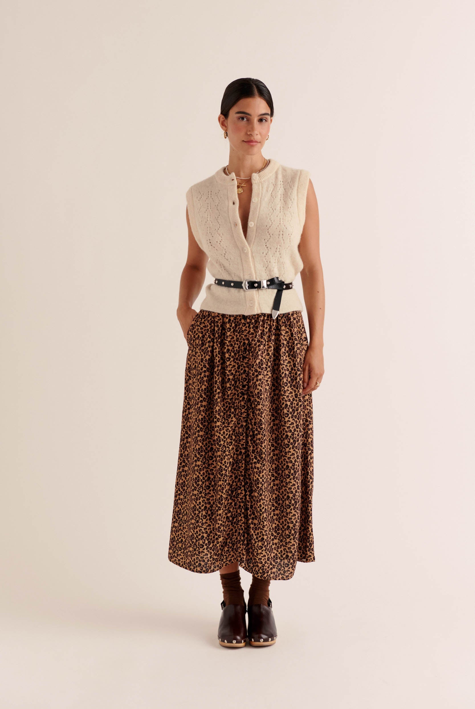 Jupe Sally léopard