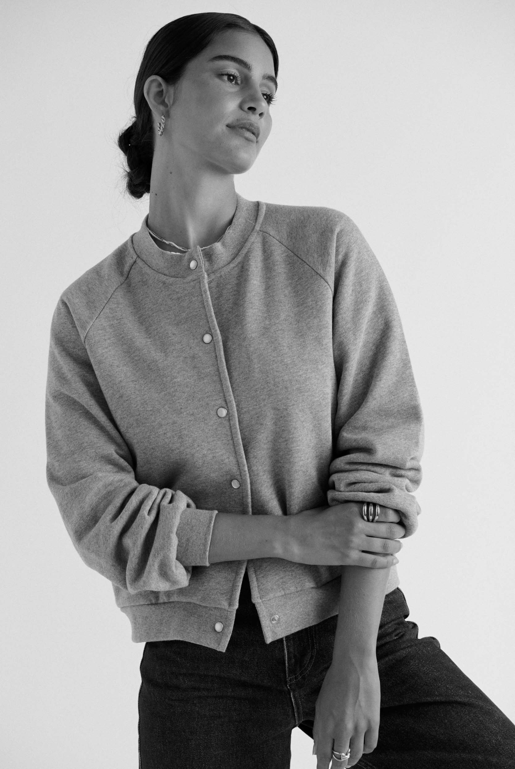 Cardigan Douillet gris chiné