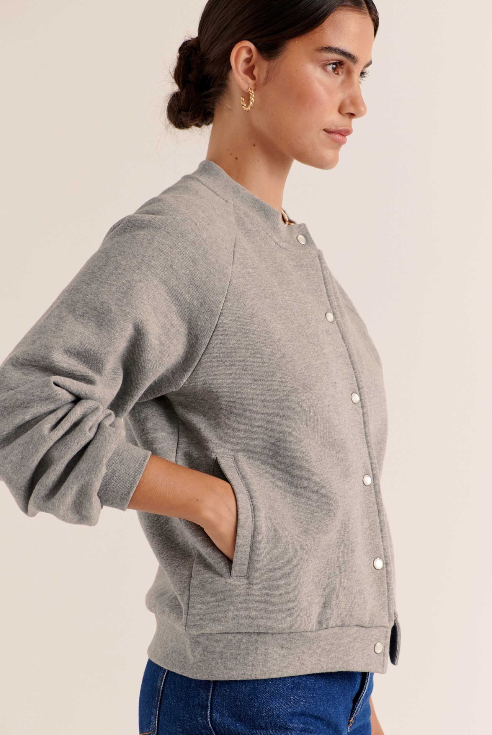 Cardigan Douillet gris chiné