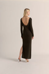 Robe Louka kaki irisé