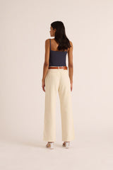 Pantalon Paolo crème brûlée
