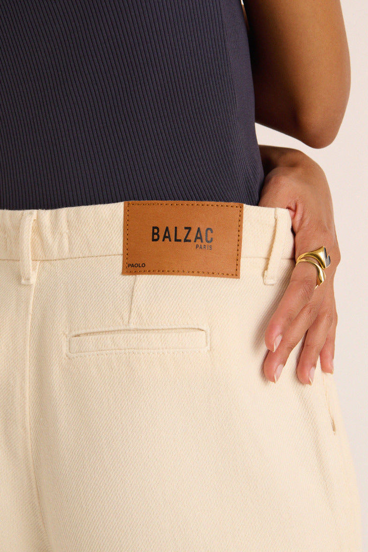 Pantalon Paolo crème brûlée