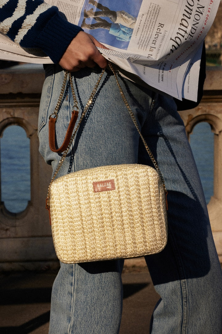 Sac César raphia