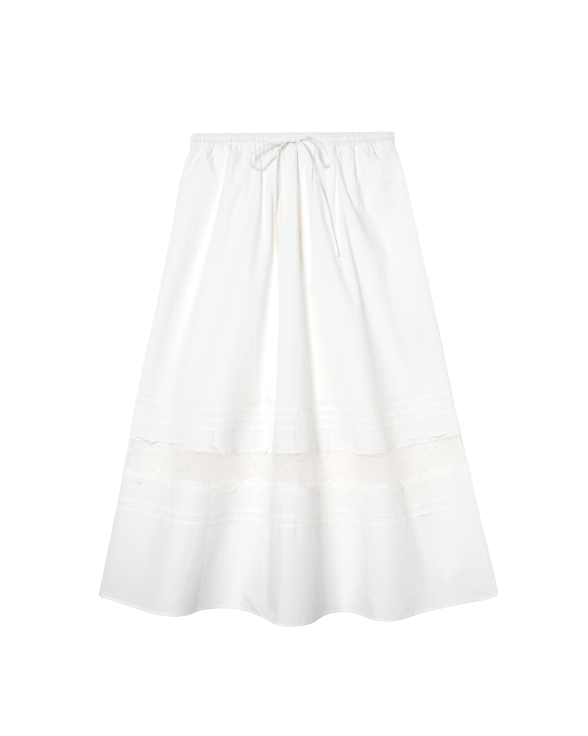 Jupe Lidia blanc naturel