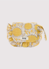 Pochette Carline imprimé Liberty tournesols jaune