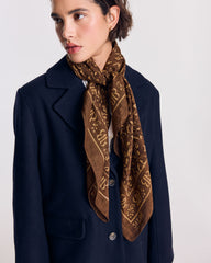 Foulard Johanna chocolat