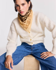 Foulard Johanna camel
