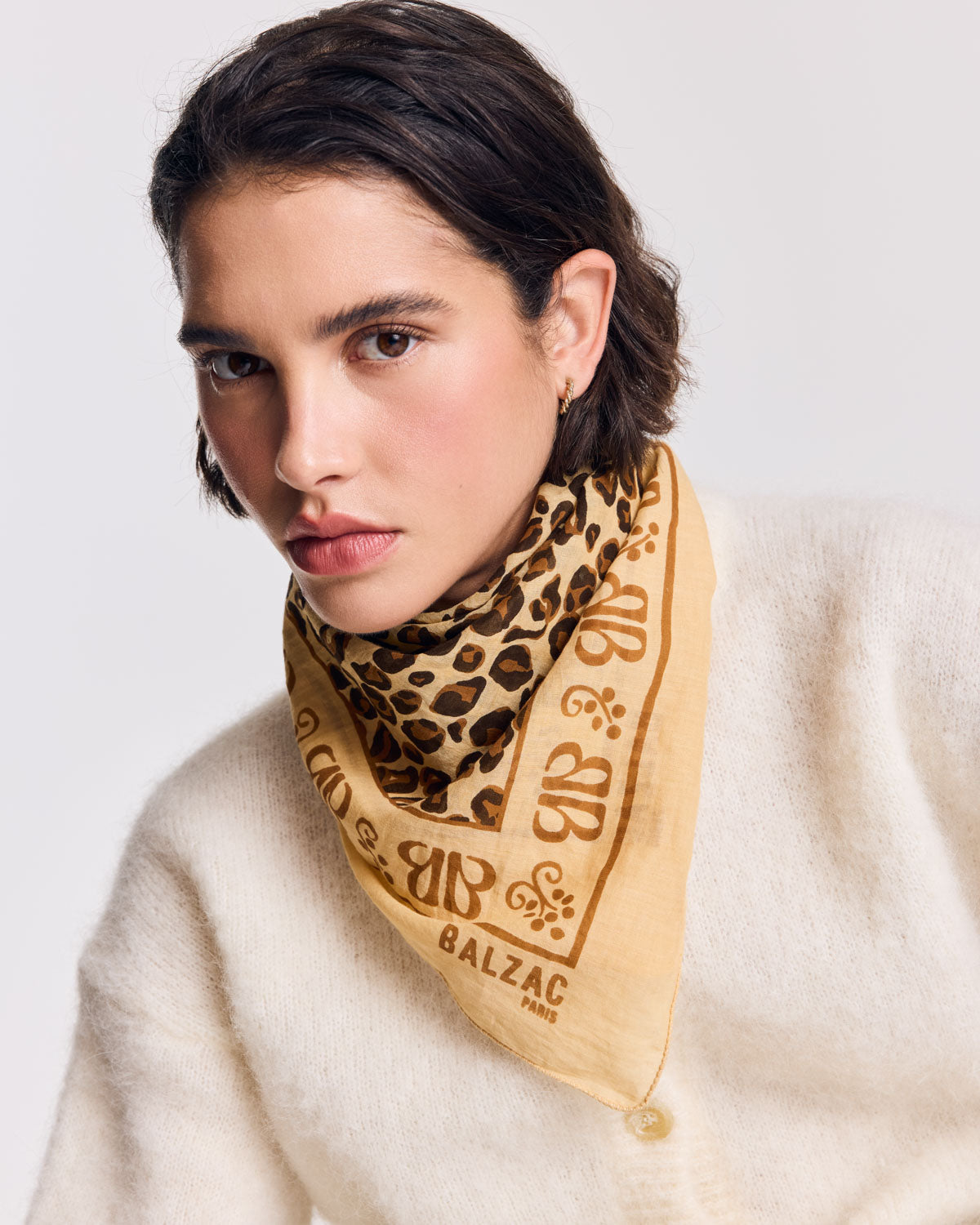 Foulard Johanna camel