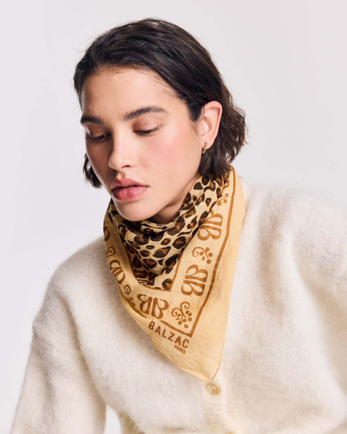 Foulard Johanna camel