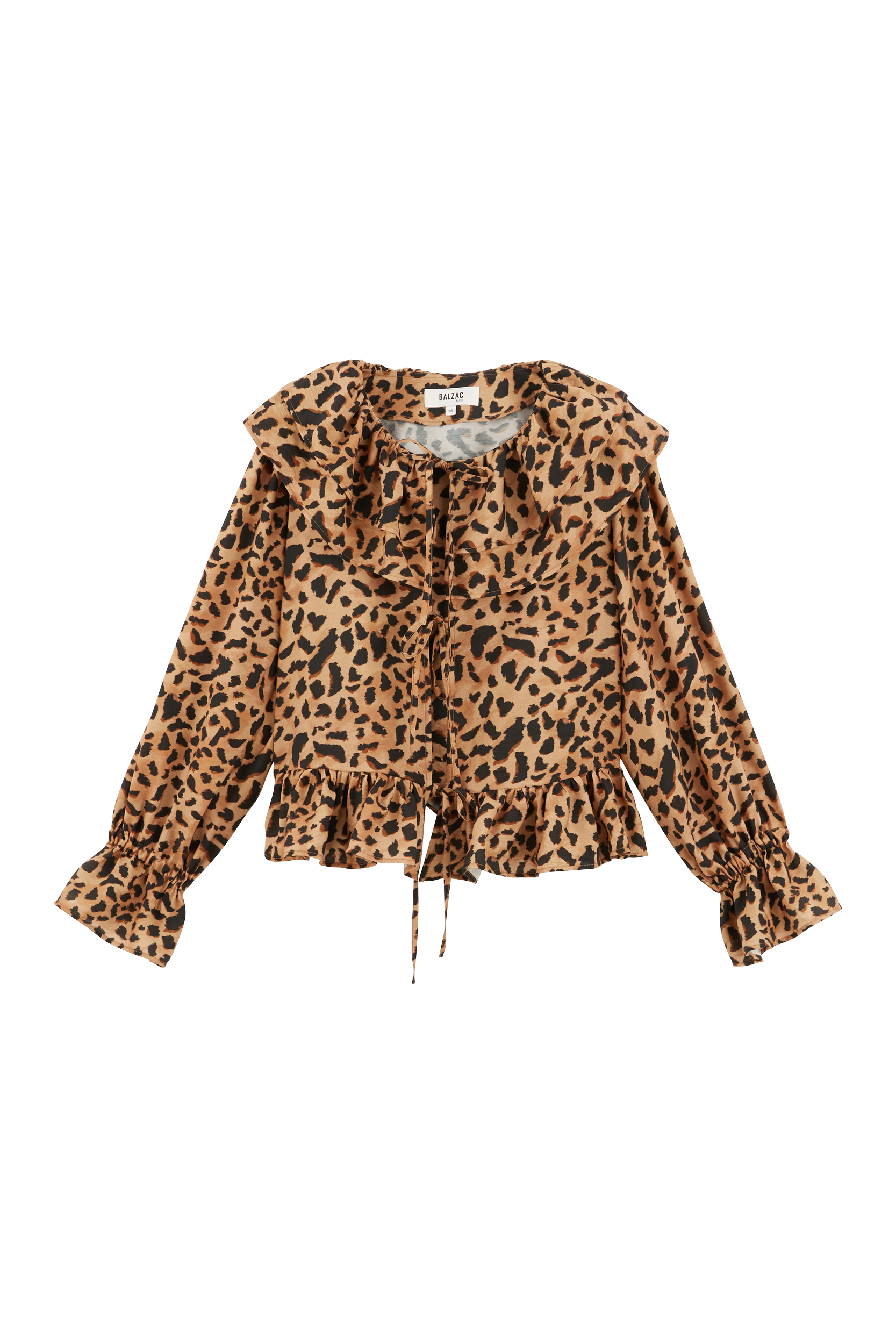 Chemise Belva imprimé guépard cappuccino