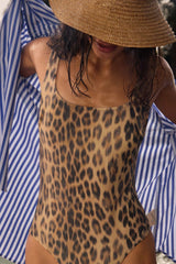 Maillot de bain Emy imprimé Léopard faded