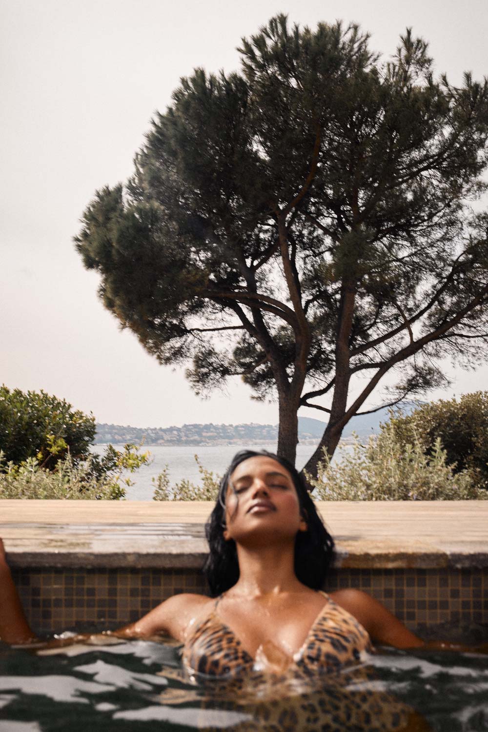 Maillot de bain Sienna imprimé Léopard faded