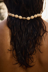 Collier Dina écru