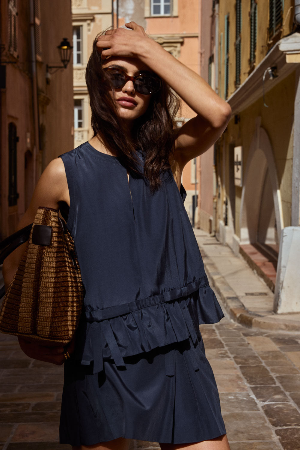 Jupe Isla bleu marine