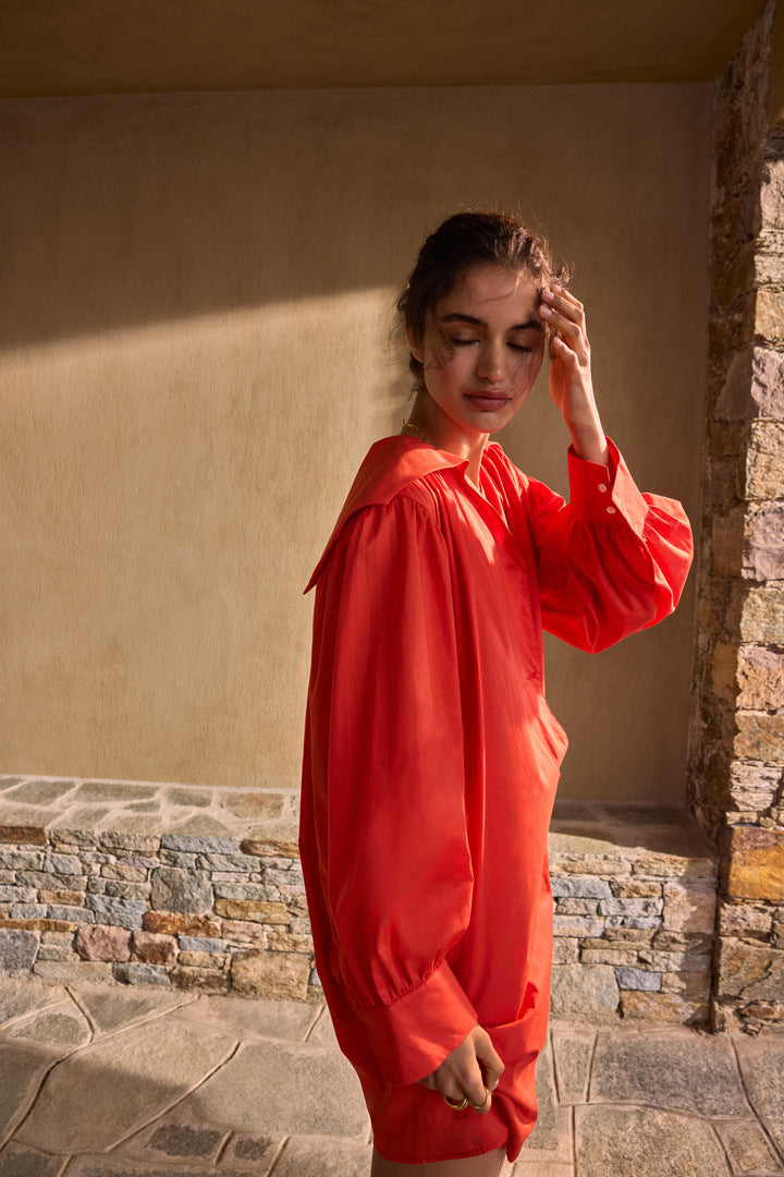 Robe Celestine rouge coquelicot