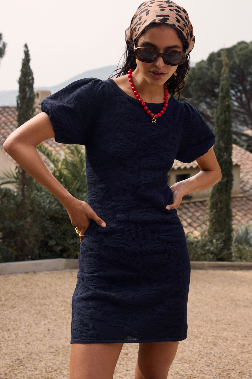 Robe Marta bleu marine