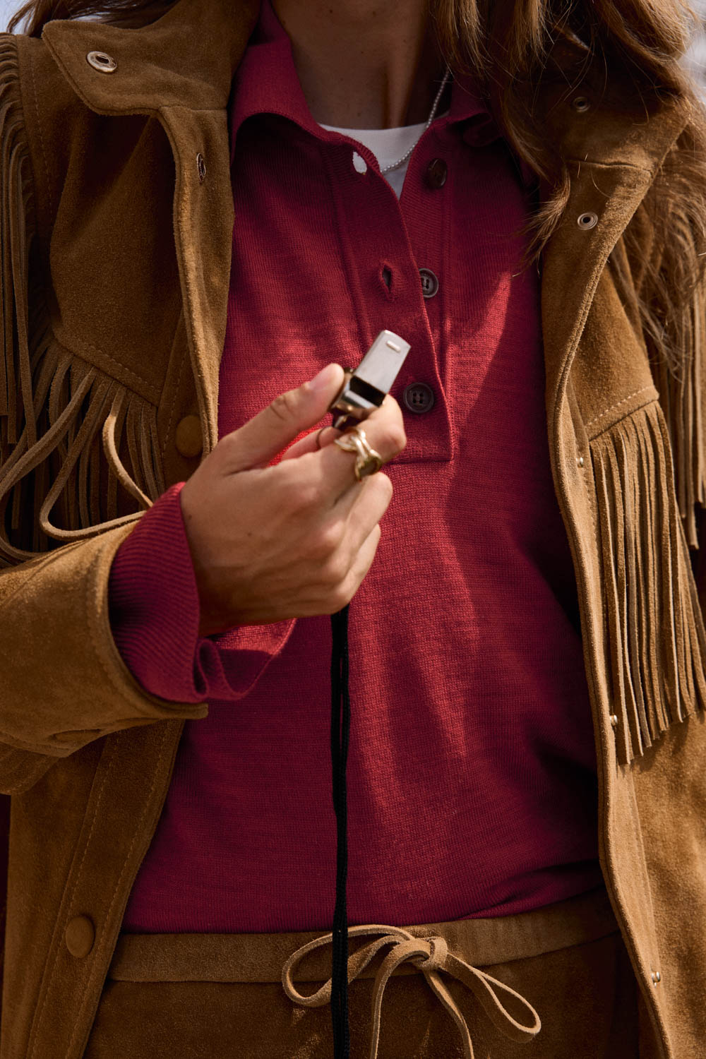 Pull Sonia rouge