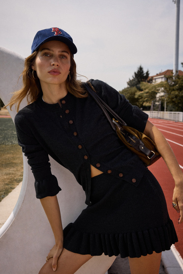 Jupe Dorothée gris anthracite