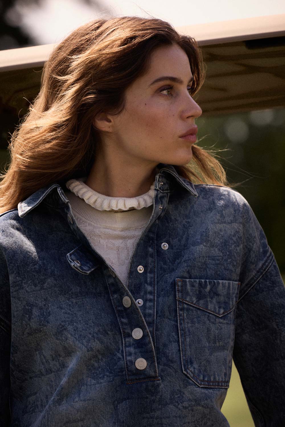 Robe Deborah bleu chambray foncé