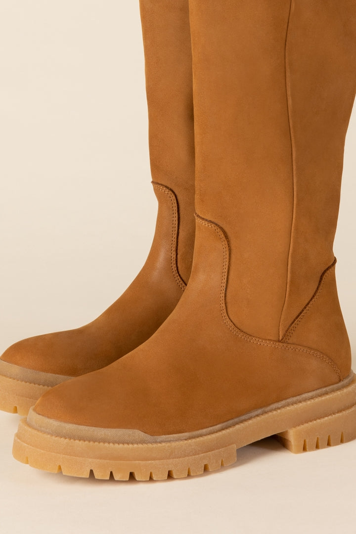 Bottes Papaye camel