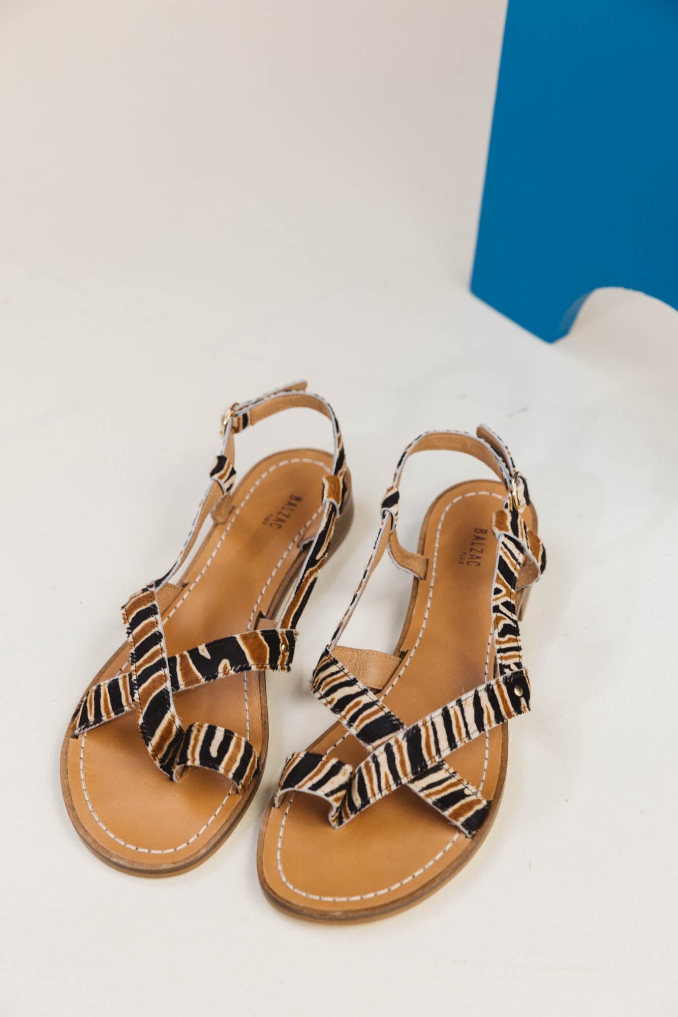 Sandales Bruyère pony tigre