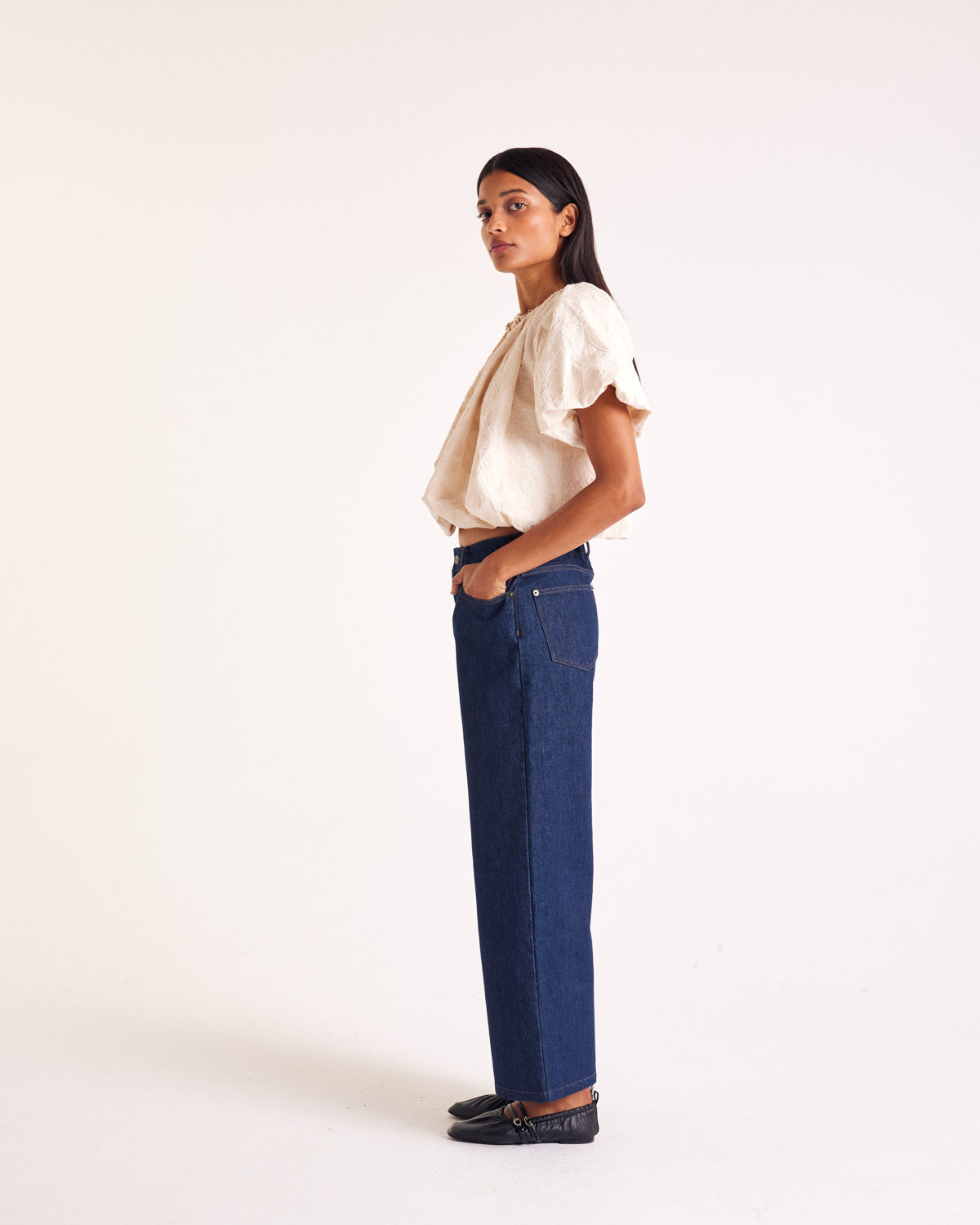 Blouse Isaure broderie écru
