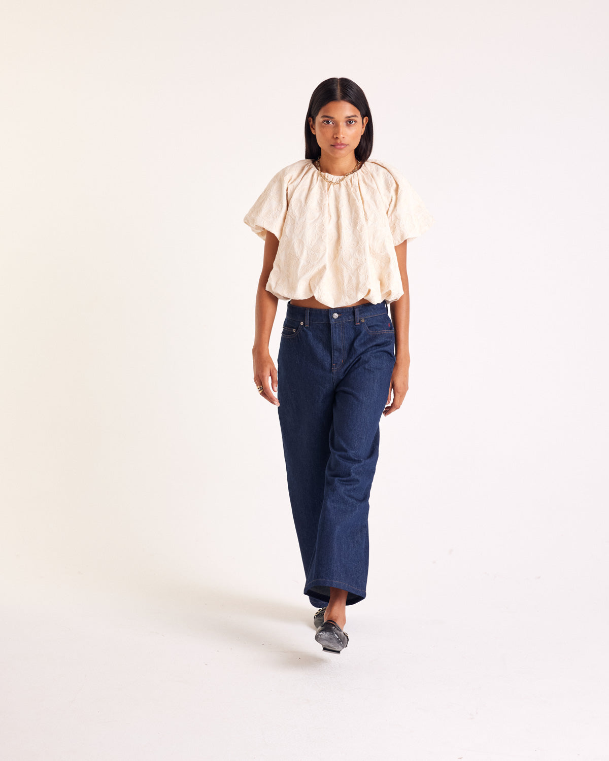 Blouse Isaure broderie écru