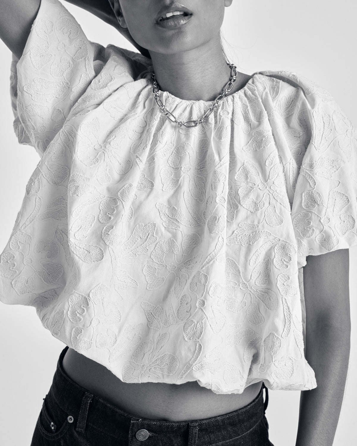 Blouse Isaure broderie écru
