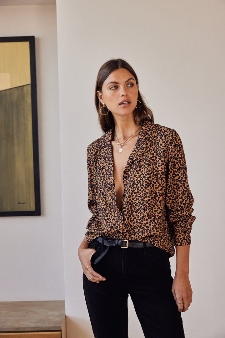 Chemise George léopard
