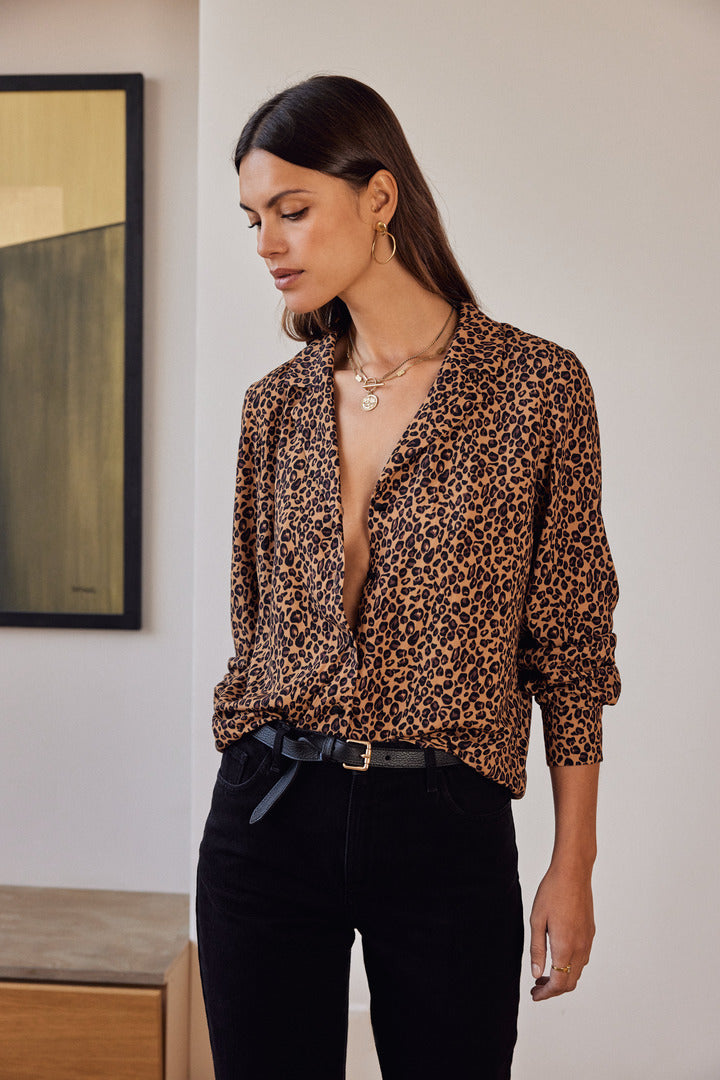 Chemise George léopard
