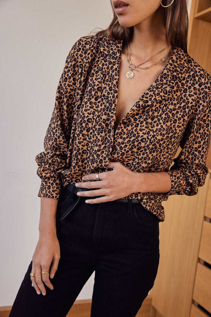 Chemise George léopard