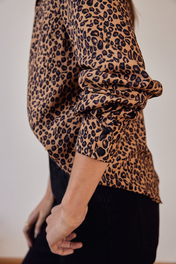 Chemise George léopard