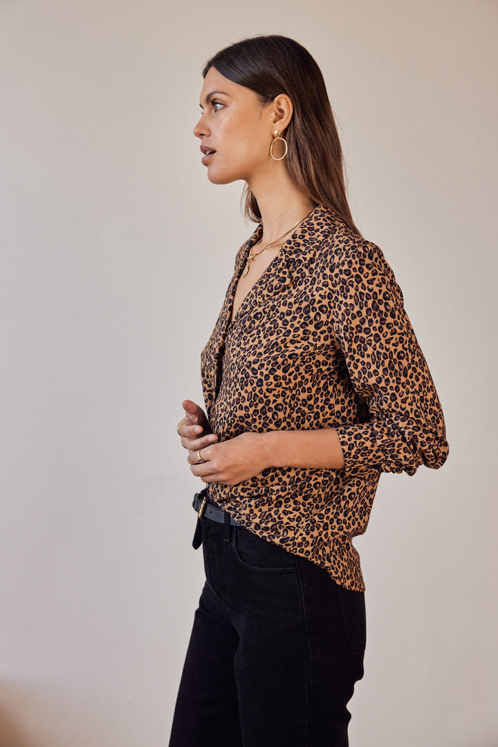 Chemise George léopard