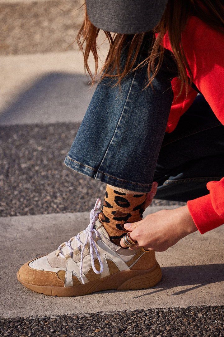 Chaussettes Léo vert