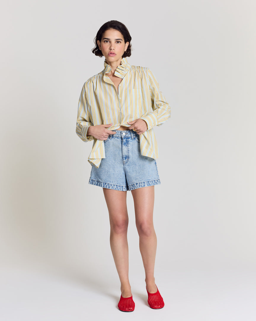 Short Elias bleu azur