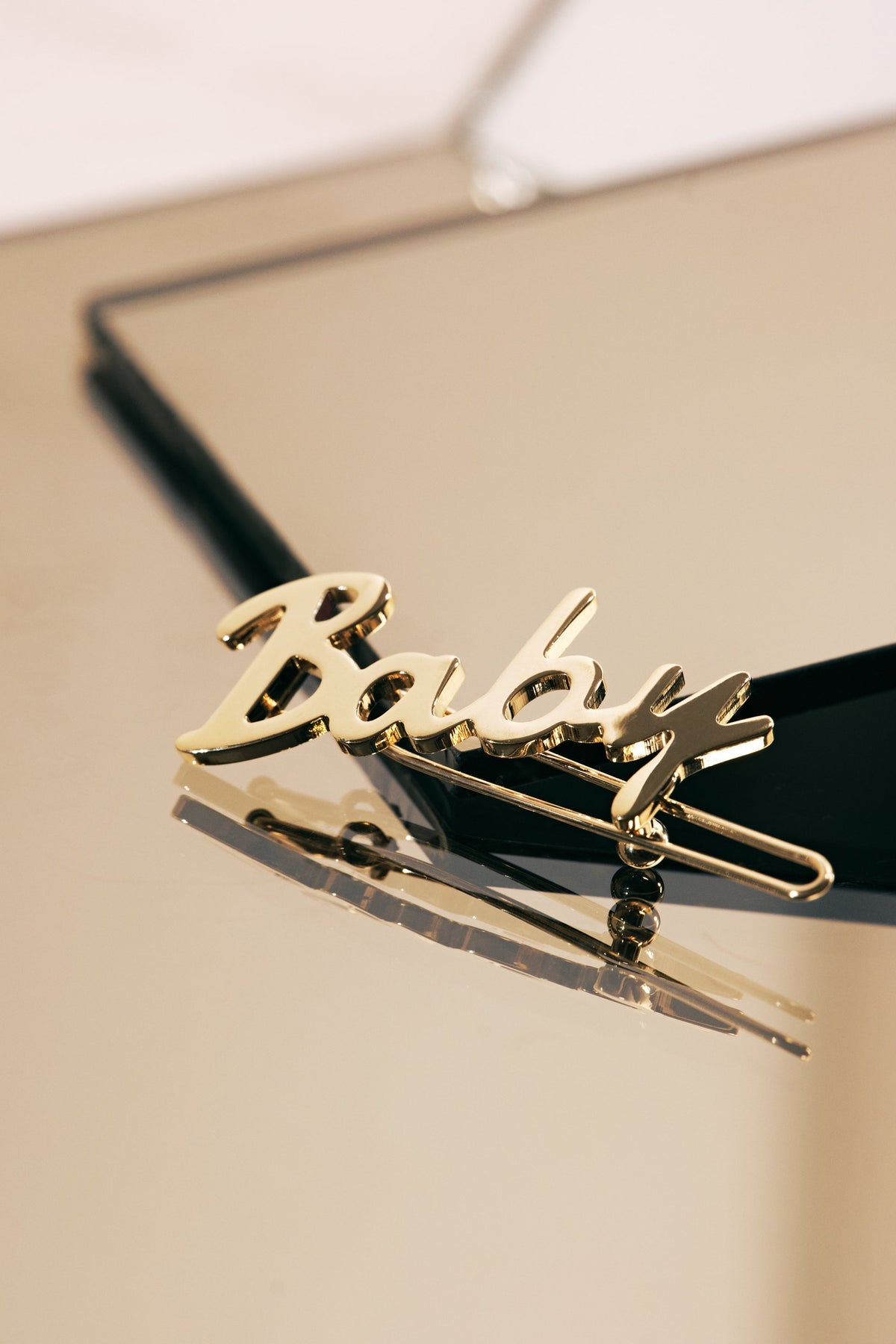 Barrette Baby doré