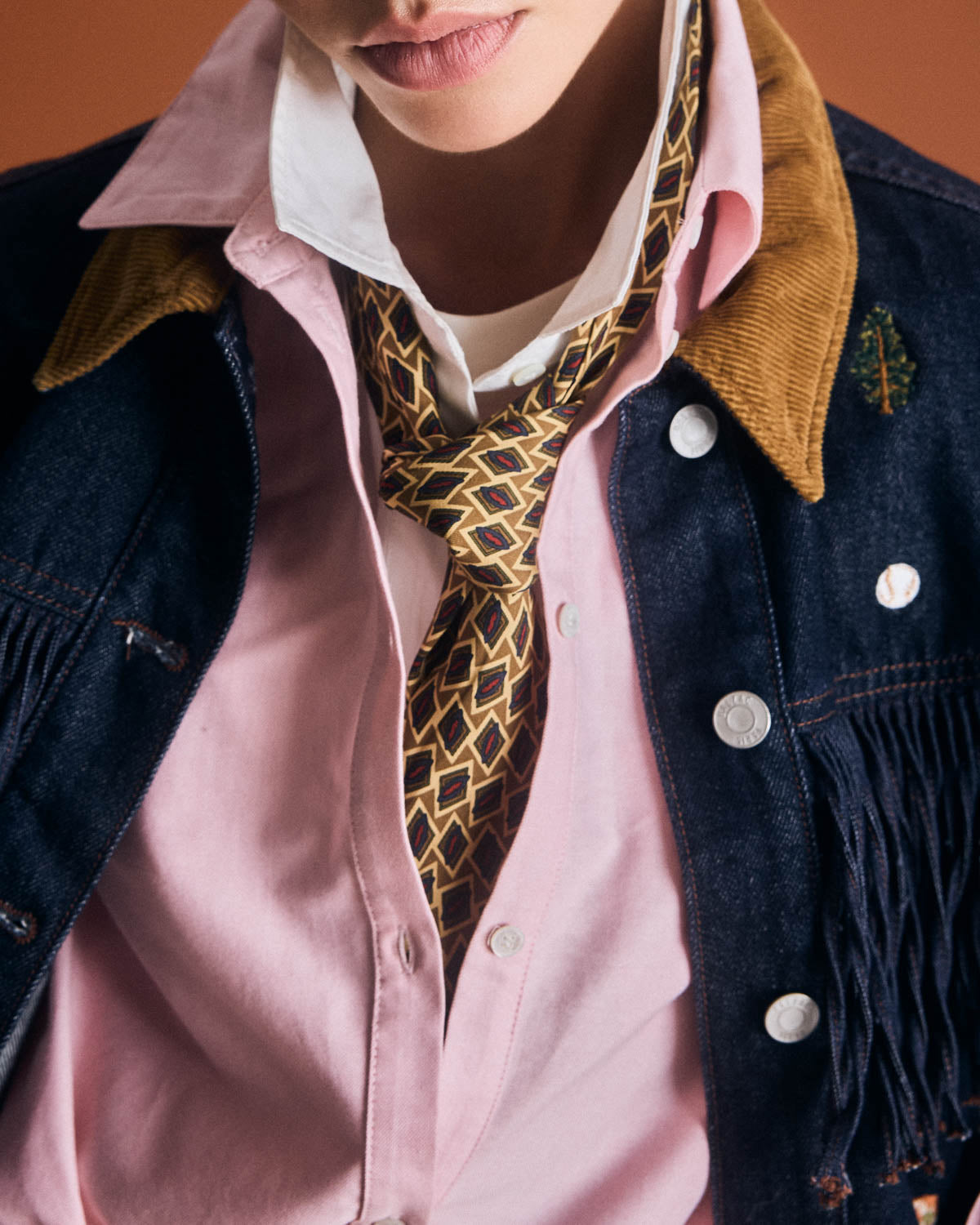 Chemise Liseron rose dragé