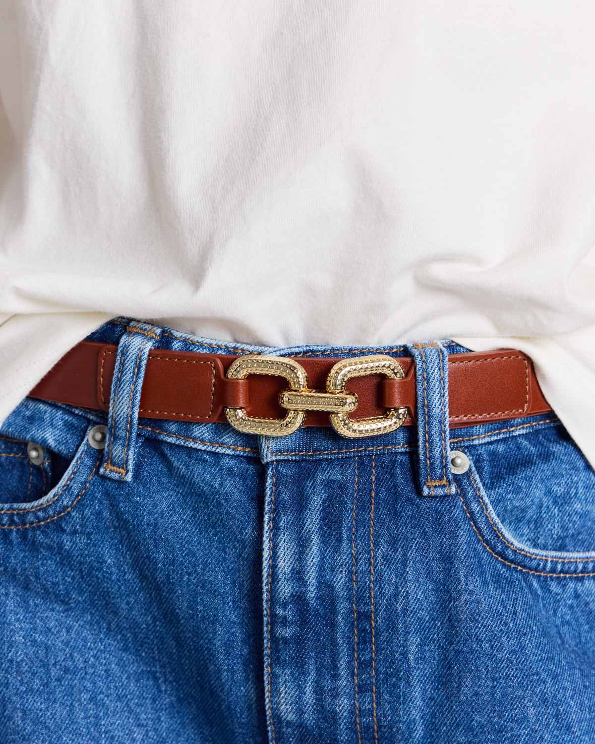Ceinture Céane cognac